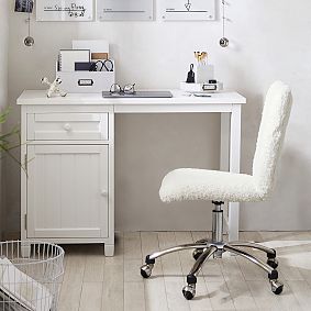Beadboard Space-Saving Desk (44")