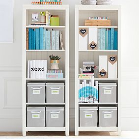 Beadboard Tall Bookcase (24")