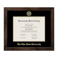 Ohio State University Diploma Frame - Mocha