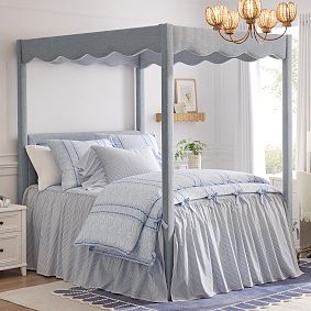 Belgian Linen Ruffle Blackout Curtain