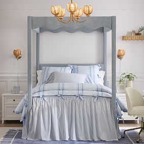 Ruffle Stripe Bed Spread