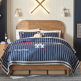 <em>MLB</em>™<em>Los Angeles Dodgers</em>™ Stripe Organic Sheet Set