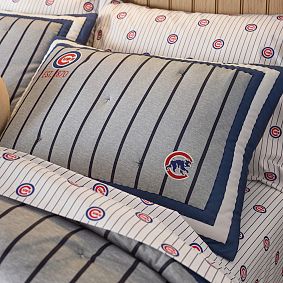 <em>MLB</em>™<em>Chicago Cubs</em>™ Stripe Organic Sheet Set