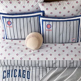 <em>MLB</em>™<em>Chicago Cubs</em>™ Stripe Organic Sheet Set