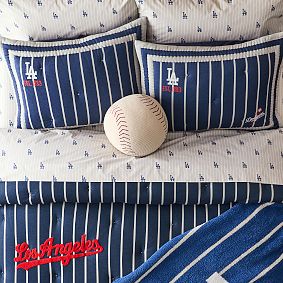 <em>MLB</em>™<em>Los Angeles Dodgers</em>™ Stripe Organic Sheet Set