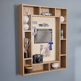 Display Pinboard With Storage, Seadrift