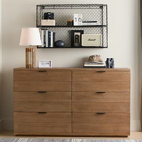Industrial 2-Tier Bookcase