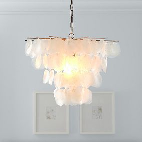Large Capiz Chandelier (22")