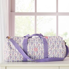Roller Rabbit Lavender Monkey Duffle Bag
