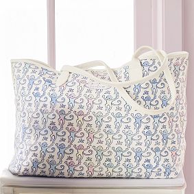 Roller Rabbit Disco Monkey Tote Bag