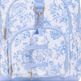 LoveShackFancy Blue Damask Mini Duffle Bag Charm