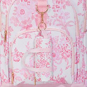 LoveShackFancy Pink Damask Mini Duffle Bag Charm