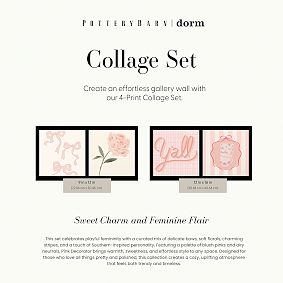 Pink Art Print Poster Set