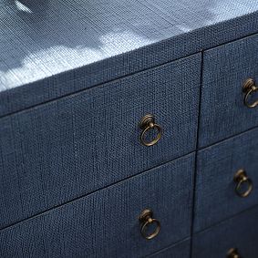 AERIN Raffia 6-Drawer Dresser (56w x 19d")