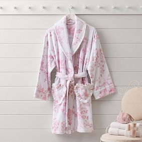 LoveShackFancy Damask Terry Robe