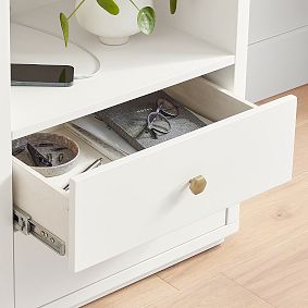 Keaton 4-Drawer Bookcase with Cubbies (66")