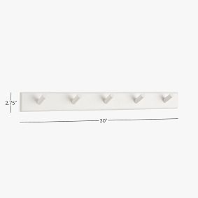 No Nails Hook Rack (30")