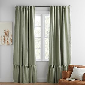 Belgian Linen Ruffle Curtain
