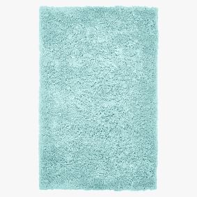 Ultra Plush Shag Wool Rug - Pale Seafoam