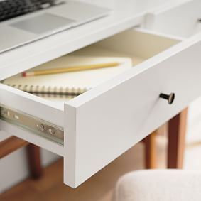 west elm x pbt Modern Desk &amp; Narrow Bookshelf Set