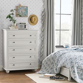 Chelsea 5-Drawer Tall Dresser (38.5w x 22.5d")
