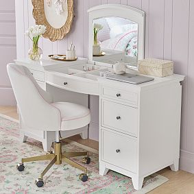 Hampton Smart Flip-Top Vanity Desk (58.5")