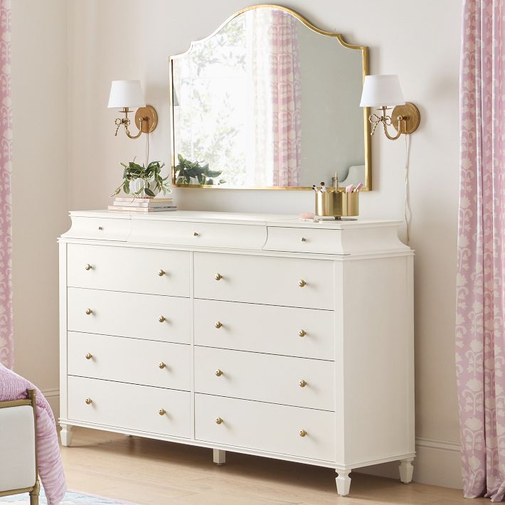 white dresser near me Homelegance Bethel Wire Brushed Crafted with premium quality Gumtree Veneer Jenna 7-Drawer White Dresser JS700DRO