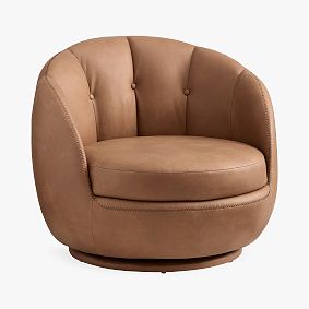 Baseball Glove Swivel Lounge Chair