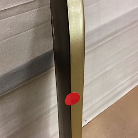 Open Box: Over-the-Door Framed Mirror (18" x 48") - Gold