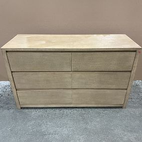 Open Box: Costa 6-Drawer Wide Dresser (56"W x 19"D) - Warm Sand