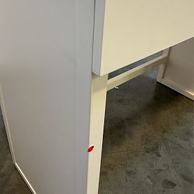 Open Box: Bowen Writing Desk (40") - Simply White