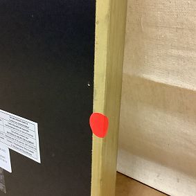 Open Box: Microbead Pinboard (37"x25") - Gold