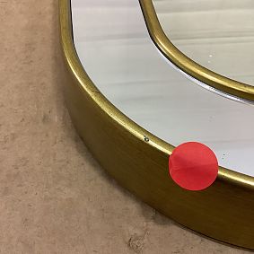 Open Box: <i>Wicked</i> Marquee Floor Mirror - Gold
