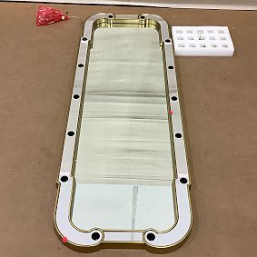 Open Box: <i>Wicked</i> Marquee Floor Mirror - Gold