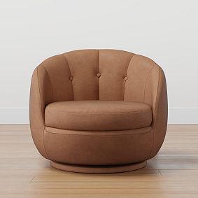 Baseball Glove Swivel Lounge Chair