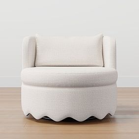 Millie Wavy Swivel Lounge Chair
