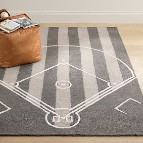 Home Run Baseball Rug
