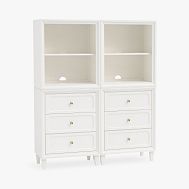 Auburn Double Tower Set Shelves and Drawers (51")
