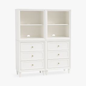 Auburn Double Tower Set Shelves and Drawers (51")