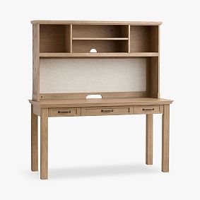 Functional Light Up Desk Hutch (55")