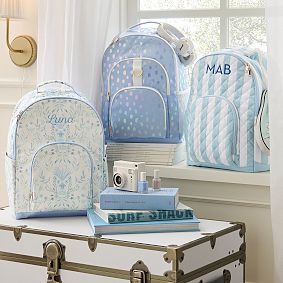 Gear-Up Iridescent Blue Brushstroke Backpack