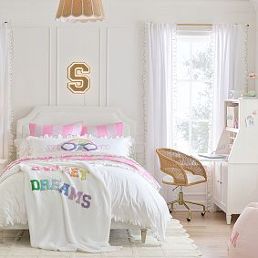 Stoney Clover Lane Rainbow Scallop Light-Filtering Curtain
