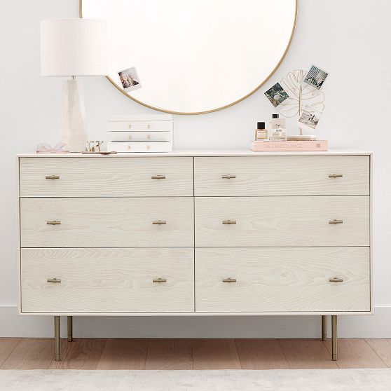 west elm dresser Quinn Storage with Removable Topper, Cerused White, WE Kids, dried for added durability West Elm Josephine Dresser, can