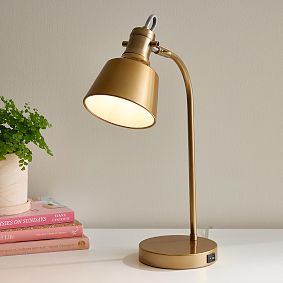 Mini Taylor Desk Lamp with USB Port (18")