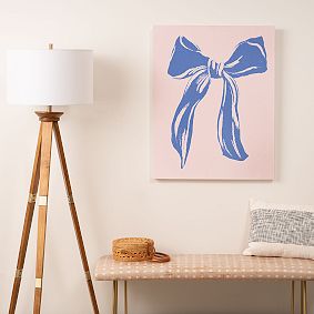 Big Blue Bow Art