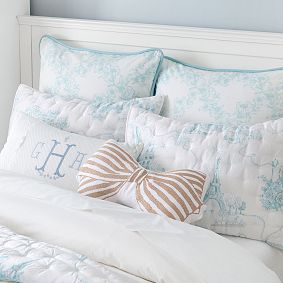 Trellis Toile Euro Pillow Cover