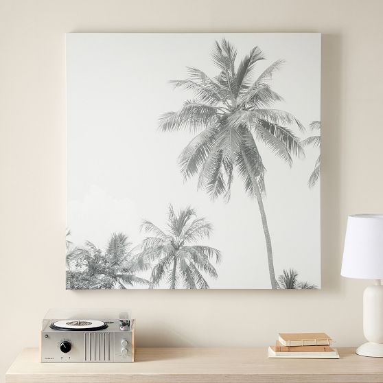 Palm Tree Framed Wall Art | Pottery Barn Teen