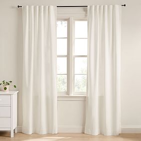 Evelyn Linen Light-Filtering Curtain