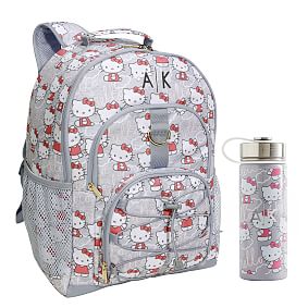 Hello Kitty<sup>&reg;</sup> Backpack &amp; Slim Water Bottle Bundle