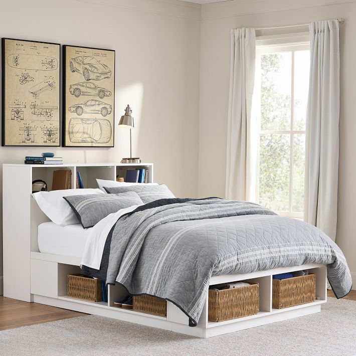 Stack Me Up Storage Bed with Compartments | Pottery Barn Teen